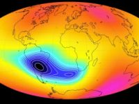 NASA urmărește o anomalie vastă care crește în câmpul magnetic al Pământului NASA urmărește o anomalie vastă care crește în câmpul magnetic al Pământului