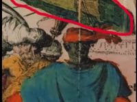 Într-o hartă veche de peste 300 de ani, care reprezintă teritoriul Barbariei, apare desenată o... aeronavă!??