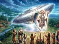 Legendă incredibilă a populaţiei albe Ainu din Japonia: cu mult timp în urmă, un zeu-extraterestru (Okikurumi-Kamui) a coborât dintr-o navă spaţială argintie, a stat câţiva ani printre oameni, învăţându-i multe lucruri... Legendă incredibilă a populaţiei albe Ainu din Japonia: cu mult timp în urmă, un zeu-extraterestru (Okikurumi-Kamui) a coborât dintr-o navă spaţială argintie, a stat câţiva ani printre oameni, învăţându-i multe lucruri...