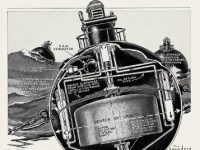 Maşinărie veche de producere a energiei electrice din valurile oceanice. De ce a fost suprimată şi această invenţie?