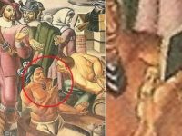 Într-o pictură din 1937, un indigen pare că ţine în mână un smartphone şi îşi face un selphie!? Cu cel puţin 70 de ani înainte ca dispozitivul să fi fost inventat... Într-o pictură din 1937, un indigen pare că ţine în mână un smartphone şi îşi face un selphie!? Cu cel puţin 70 de ani înainte ca dispozitivul să fi fost inventat...