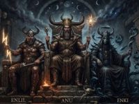 "Trinitatea întunecată" a zeilor-extratereştri Anunnaki: Anu Enki şi Enlil "Trinitatea întunecată" a zeilor-extratereştri Anunnaki: Anu Enki şi Enlil