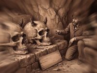 În secolul al XIX-lea, chiar au fost descoperite cranii umane uriaşe ce prezentau coarne pe ele? În secolul al XIX-lea, chiar au fost descoperite cranii umane uriaşe ce prezentau coarne pe ele?